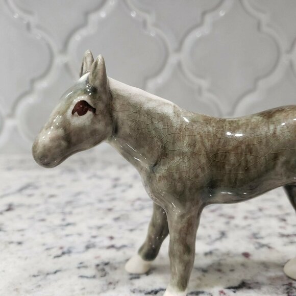 Dorothy Kindell Horse Small Grey Foal Figurine CA Pottery RARE HTF - Picture 7 of 7